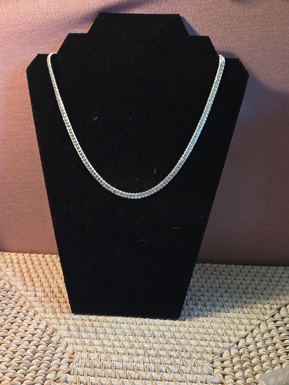 925 Sterling Silver Rope Chain Necklace - Silver